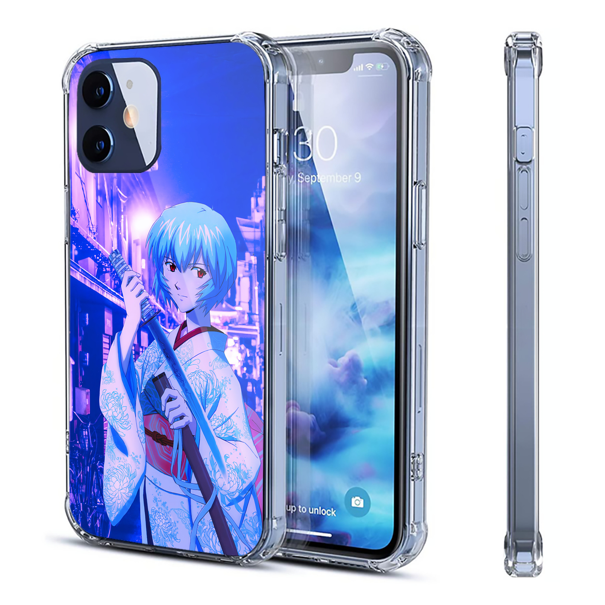 （画像用） EVA 新世紀エヴァンゲリオン 【iPhone 12シリーズ対応】透明スマホケース（クリアソフトケース）